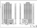 上海某地21层剪力墙结构星级酒店建筑设计方案图纸图片1