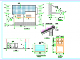 非常有代表性的某公共厕所全套建筑CAD设计施工图（含效果图）图片1