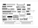 33种电动伸缩大门及围墙CAD图图片1