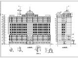 某地10层框架结构办公楼建筑方案设计图纸图片1
