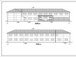 江苏某地工厂两层砖混结构宿舍楼建筑施工图图片1