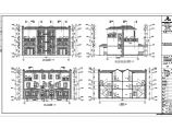 某地3层双拼别墅建筑设计施工图及三层住宅方案图图片1