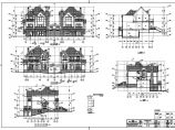 某地二层剪力墙结构法式别墅建筑方案图图片1
