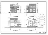 新农村三层住宅别墅建筑图(含结构图)图片1