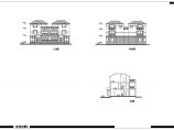 简约三层双拼新农村房屋建筑设计图纸图片1