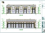 多个新中式住宅楼建筑设计CAD平面布置图图片1