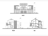 某地区联体别墅建筑设计图（共3张）图片1