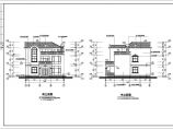某地两层砖混结构私人别墅建筑设计施工图图片1