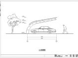 某地区汽车钢结构车棚——方案图纸图片1