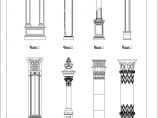 13个欧式罗马柱装饰建筑详图图片1