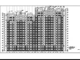 高层住宅楼建筑施工设计图纸（一梯四户）图片1