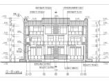 【苏州】612.2平米框架结构三层双拼别墅住宅建筑全套cad施工图含计算书图片1