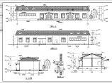 某地一层框架结构服务区超市、公厕建筑设计施工图纸图片1