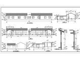 【河南省】一层平顶屋四合院建筑设计图图片1