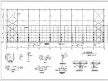 某地24m单跨轻型门式钢架厂房结构方案图（局部夹层）图片1