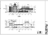 广西钦州3层框架结构餐厅施工图图纸图片1
