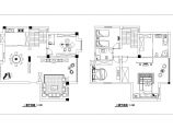 某地二层复式住宅室内装修设计施工图纸图片1