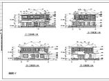 城市经典别墅建筑施工设计图纸（两层）图片1