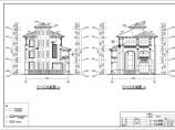 某地区三层斜屋面别墅建筑设计施工图（含结构设计）图片1
