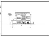 两层日式风格独栋别墅建筑施工图（共11张）图片1