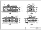 株洲市两层欧式风格小别墅建筑设计施工图纸图片1