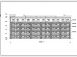 五层砖混职工宿舍楼建筑结构cad设计图纸图片1