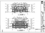某地三层砖混结构双拼别墅建筑设计方案图纸图片1