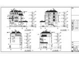 新农村四层混凝土框架结构住宅别墅建筑和结构施工图纸图片1