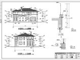 某地2层框架结构欧式别墅建筑设计施工图图片1
