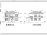 【常州】独栋框架结构别墅土建施工设计图纸图片1