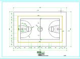 室外塑胶篮球场结构施工图图片1