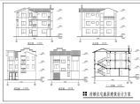 某三层单家独院式别墅设计图（共3张）图片1