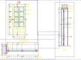 小户型法式别墅门建筑设计CAD详图图片1