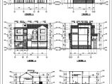 某地中式三层别墅建筑设计施工图纸图片1