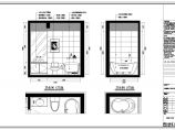白色调一居室小户型单身公寓室内装修施工图（附效果图）图片1