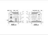 新式小别墅建筑设计施工图（09.70*08.00）图片1