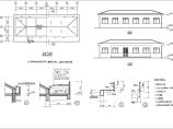 农村单层砖混结构办公室建筑、电气和结构施工图纸图片1