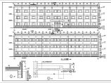 某企业三层混凝土框架结构办公宿舍综合楼建筑施工图纸图片1