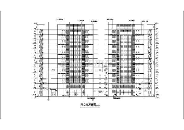 南京某航天电子科技研发中心13层办公楼建筑设计方案-图二