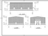 某地钢结构发电机房建筑施工设计图图片1