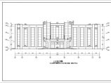 山东三层砖混结构办公楼建筑及结构施工图图片1