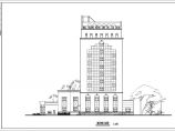 某地十层框架结构大酒店建筑方案设计图纸图片1