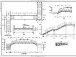 某处钢箱人行天桥结构设计施工图纸图片1