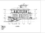 某地2层框架结构西班牙风格别墅建筑设计施工图图片1