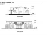 舟山某地多层框架结构食堂和风雨操场建筑方案图图片1