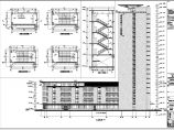某医院19层框剪结构急诊综合楼建筑设计施工图图片1