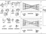 某地连画廊平面建筑施工CAD图图片1