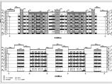 广东佛山某大学6层混凝土框架结构宿舍楼建筑施工图纸图片1