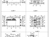 362平米三层小别墅建筑结构施工图纸图片1