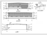 某轻钢结构厂房建筑、结构设计施工图图片1